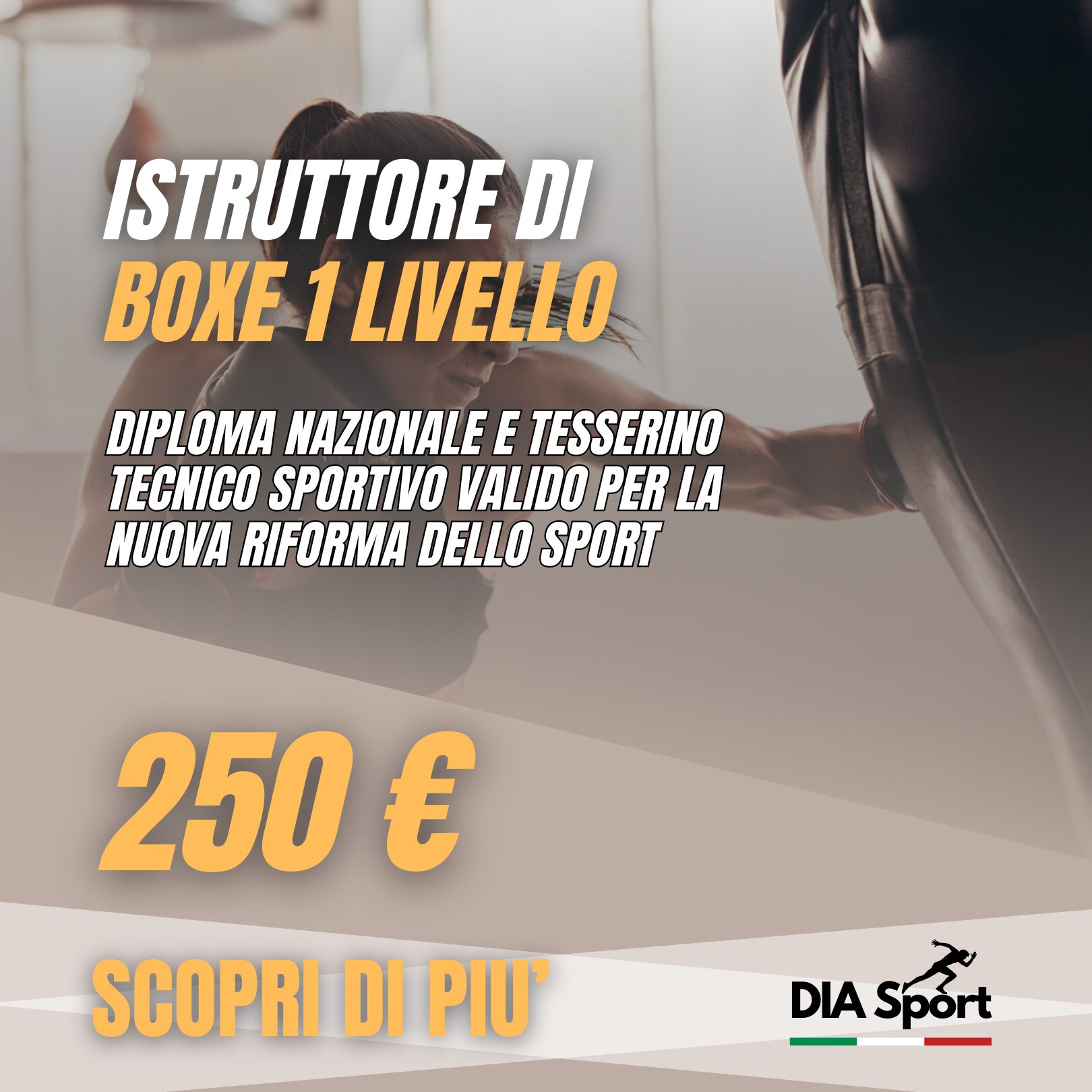 Istruttore di BOXE Primo Livello