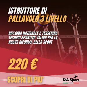 Istruttore Pallavolo 3° Livello