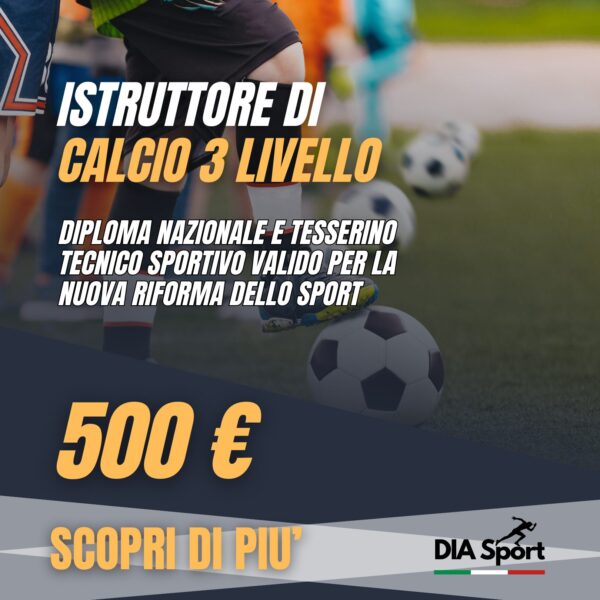Corso di formazione di calcio 3 livello