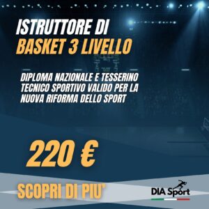 Istruttore di Basket 3° Livello