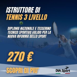 Istruttore di Tennis 3° Livello