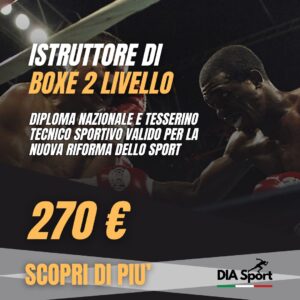 Istruttore di Boxe 2 ° Livello