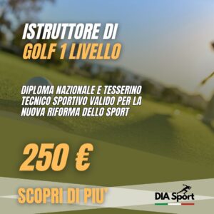 Istruttore di Golf 1° Livello