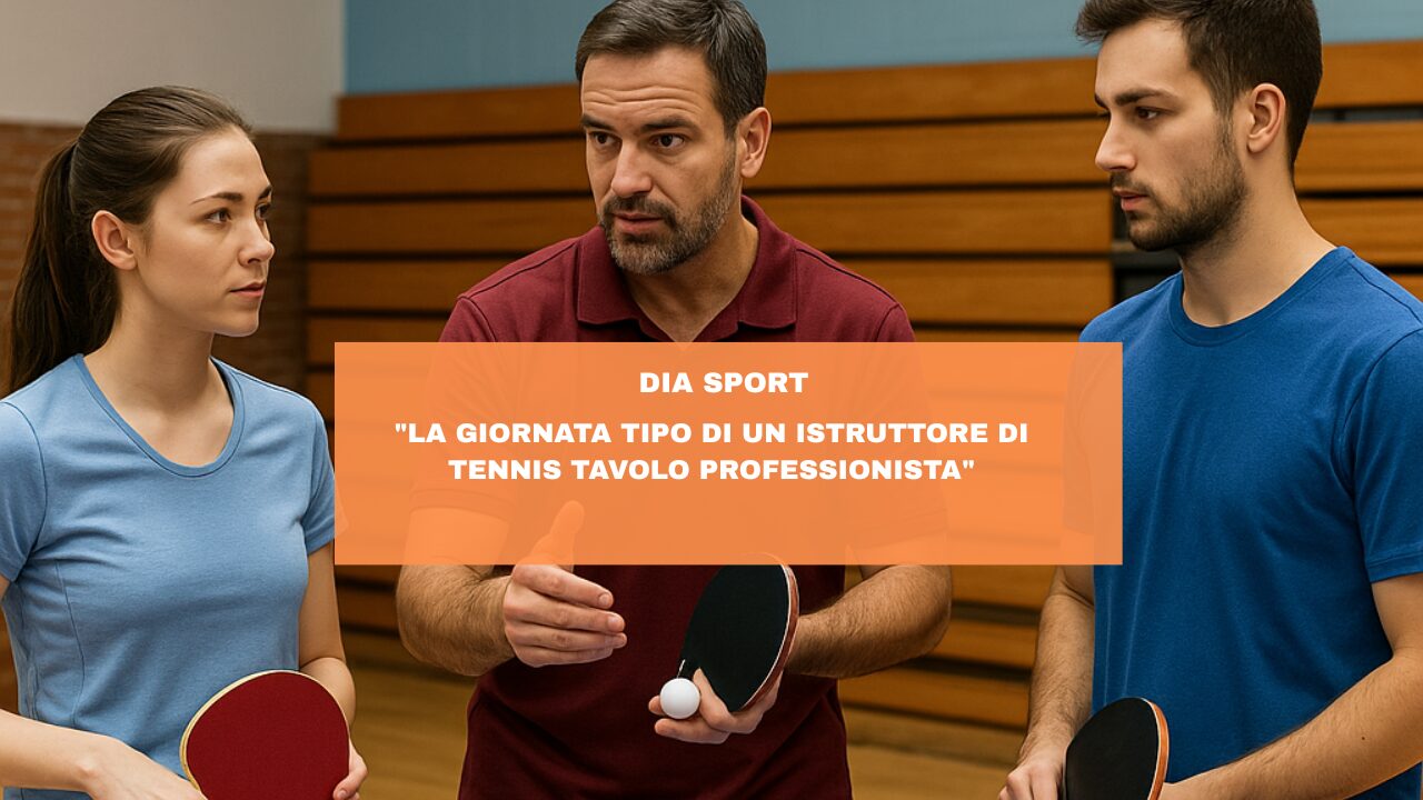 “La giornata tipo di un istruttore di tennis tavolo professionista”