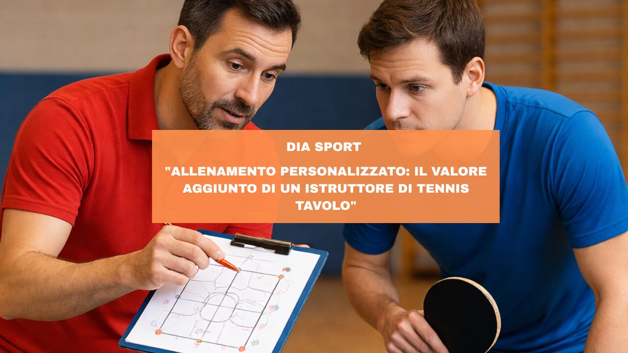 “Allenamento personalizzato: il valore aggiunto di un istruttore di tennis tavolo”