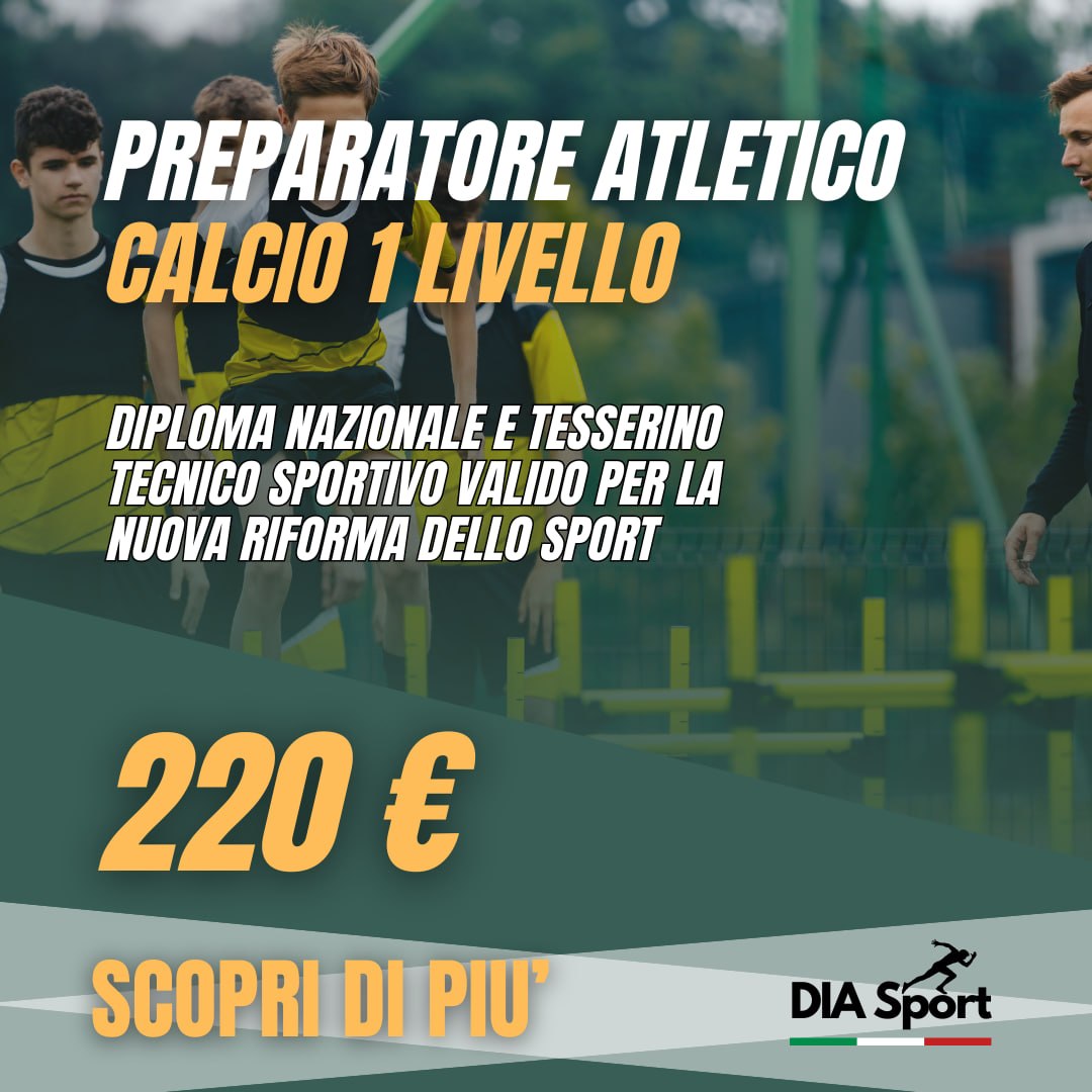 Preparatore Atletico Calcio 1° Livello