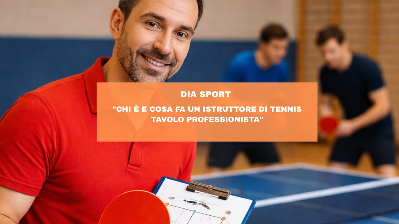 “Chi è e cosa fa un istruttore di tennis tavolo professionista”