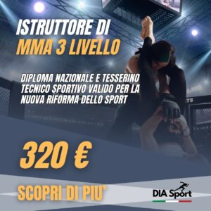 Istruttore di MMA 3° Livello