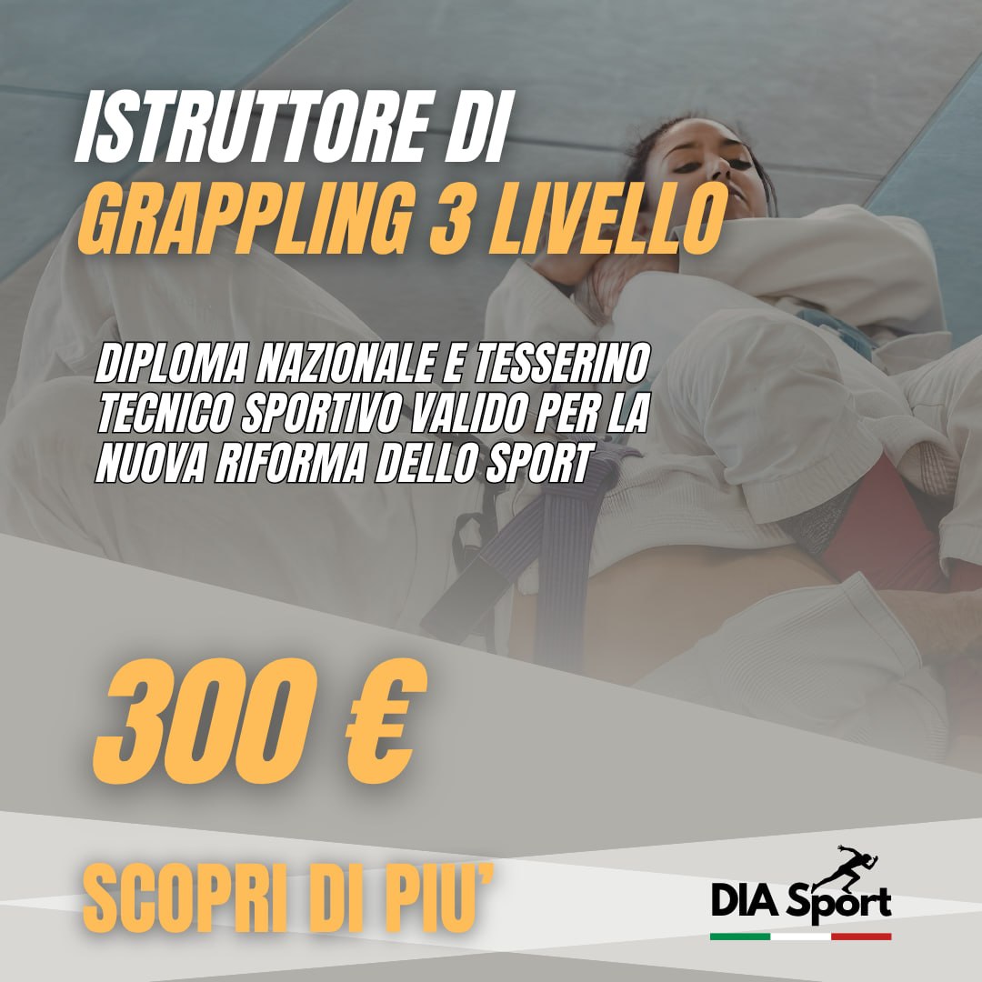 Corso di formazione Istruttore di Grappling ° 3 Livello